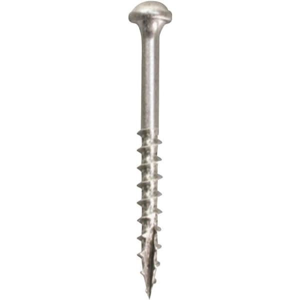 Kreg Pocket-Hole Screw, No 8 Thread, 2-1/2 in L, Coarse Thread, Maxi-Loc Head, Square Drive, Carbon Steel, 50PK SML-C250-50 - main