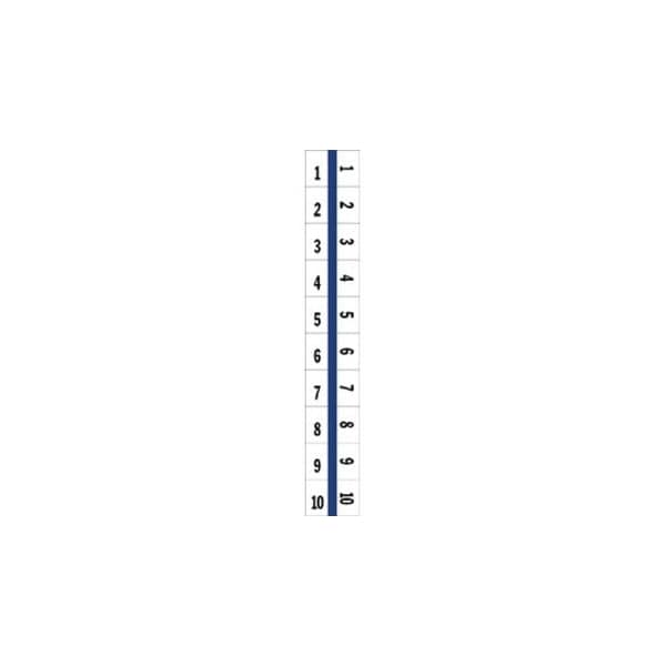 Tabbies LEGAL INDEX TABS, 1-10, 10 TABS, BLUE ED, 100PK TAB58000 - main
