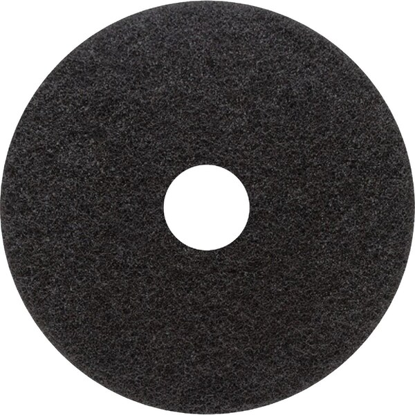 Virginia Abrasives 17'' Black Stripping Pad 416-850174 - main