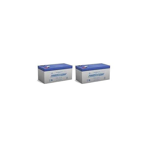 Power-Sonic PS-1230F1 12V 3Ah F1 AGM Rechargeable Battery, 2PK PS-1230 F1 - main