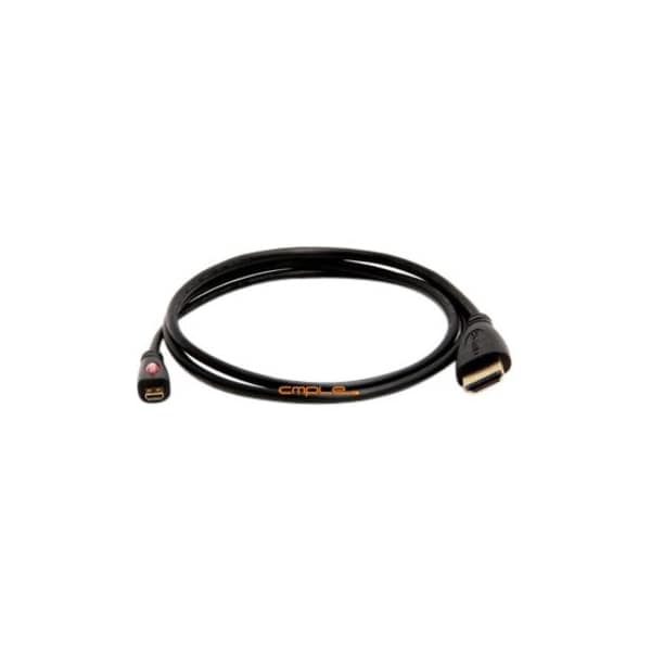 Cmple 458-N MICRO HDMI to HDMI cable Gold Plated for Cell phones 3 FEET 458-N - main