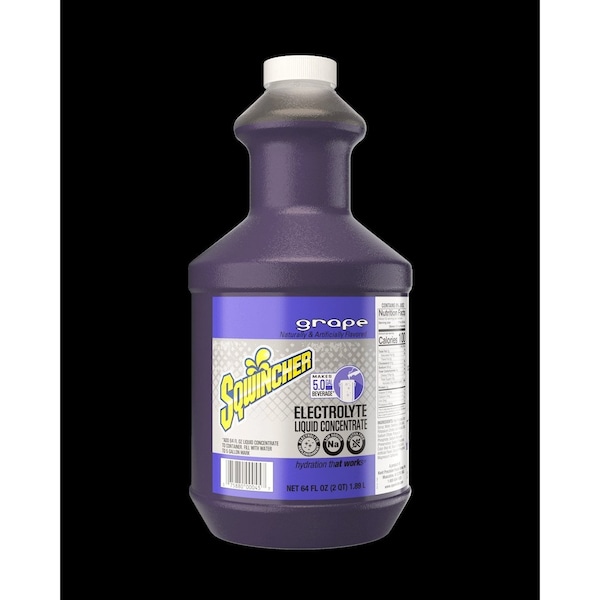 Sqwincher Sports Drink Liquid Concentrate 64 oz., Grape 159030322 - main