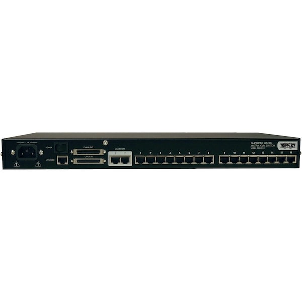 Tripp Lite KVM, 16-Port, Cat5, Matrix, 1U, 2 User B060-016-2 - main