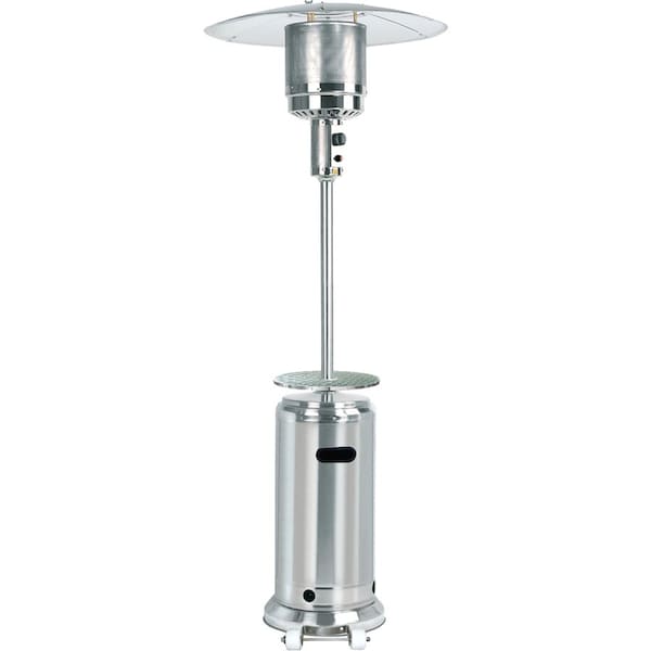 Hiland Outdoor Patio Heater in Stainless Steel+H152 HLDS01-BST - main