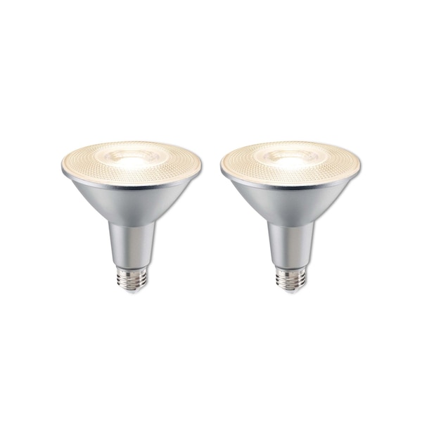 Bulbrite 120-Watt Equivalent Dimmable Flood PAR38 Medium E26 LED Light Bulb, 2700K, 2PK 861792 - main