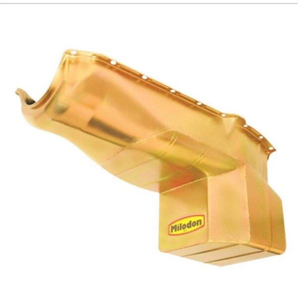 Newalthlete 4 in. 6 qt Steel Street & Strip Oil Pans - Gold NE3566388 - main