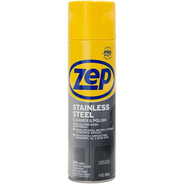 Zep No Scent Stainless Steel Polish 14 oz Spray ZUSSTL14 - main