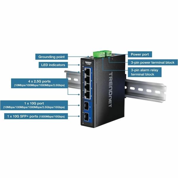 Trendnet 10GBASE-T to SFP+ Fiber Media Converter TFC-10GSFP - main