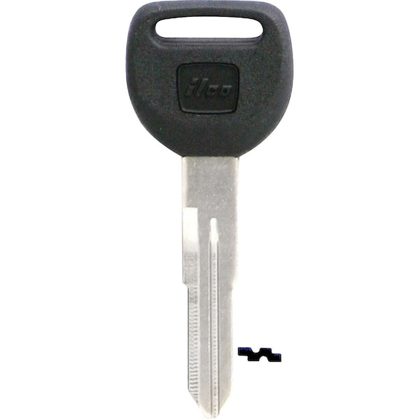 Kaba Ilco Honda Nickel Plated Automotive Key, HD103-P / HD103P, 5PK AJ01356093 - main