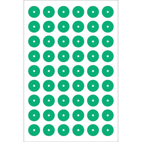 Accuform GAUGE MARKING DECALS 1 in COLOR GREEN GML110GN - main