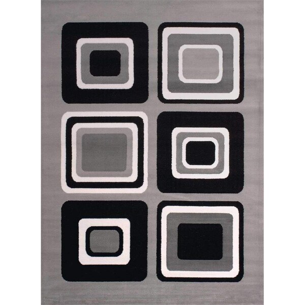 United Weavers 7 ft. 10 in. x 10 ft. 6 in. Dallas Spaces Oversize Rug, Silver 851 10371 912 - main
