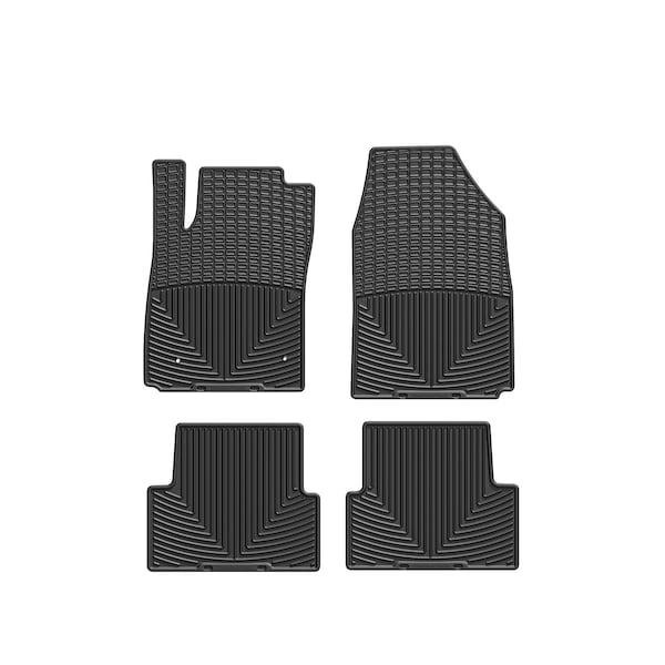 Weathertech Black, Front and Rear All Weather Floor Mats WTXB276282 - main