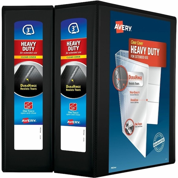 Avery Heavy-Duty View 3 Ring Binders, 3 in, PK2 79873 - main