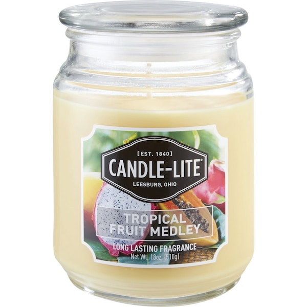 Candle-Lite 18 Oz. Everyday Tropical Fruit Medley Jar Candle 3297099 - main