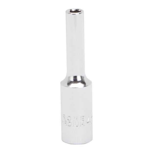 Vulcan Drive Socket, 4 mm Socket, 1/4 in Drive, 6-Point, Chrome Vanadium Steel, Chrome, MT6487800 MT6487800 - main