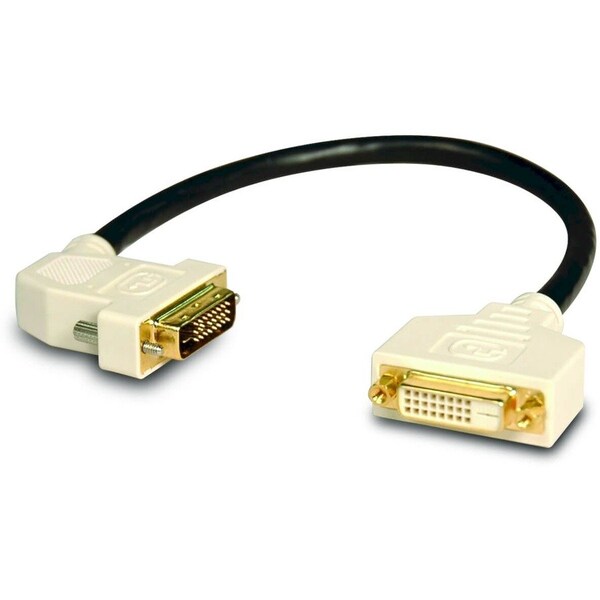 Tripp Lite 1FT DVI DUAL LINK DIGITAL EXTENSION ADAPTER CABLE 45 DEGREE LEFT PLUG DVI-D M/F P562-001-45L - main