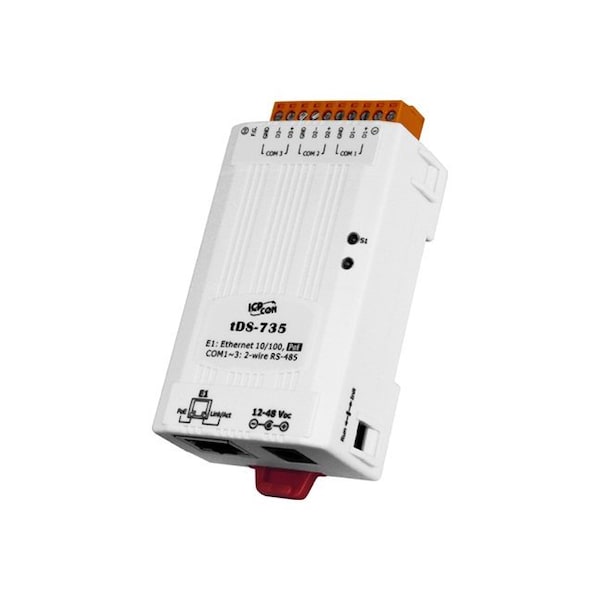 Icp Das tDS735 Serial to Ethernet Device Server, 3 RS 485 ports tDS735 - main