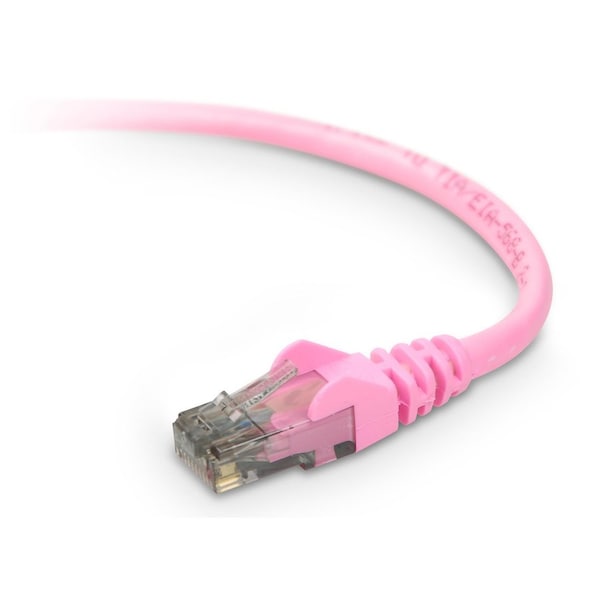 Belkin Patch Cable - Rj-45 - Male - Rj-45 - Male - Unshielded Twisted Pair A3L980-04-PNK-S - main