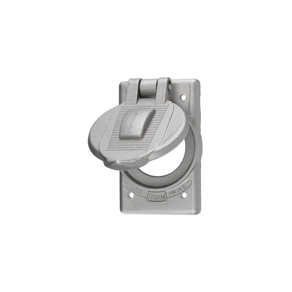Hubbell Cast aluminum, wet location only when cover “closed in and damp locations, lift cover plate HBL20405 - main