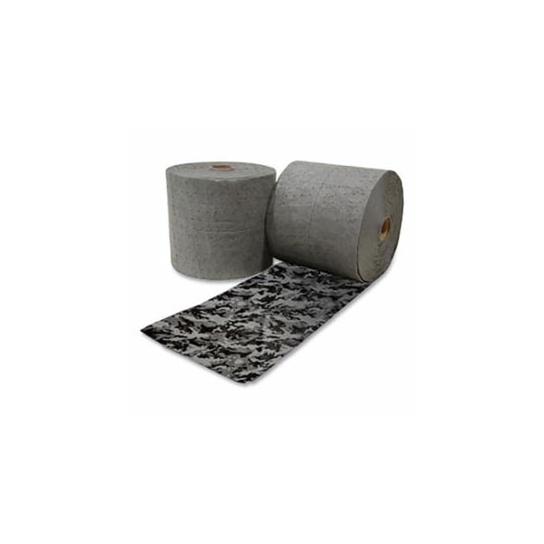 Spilfyter Sorbent Pads and Rolls, 150 ft L x 16 in W, Universal, Premium, Two-Ply, Camouflage, Roll, 2PK 920-DS-94 - main