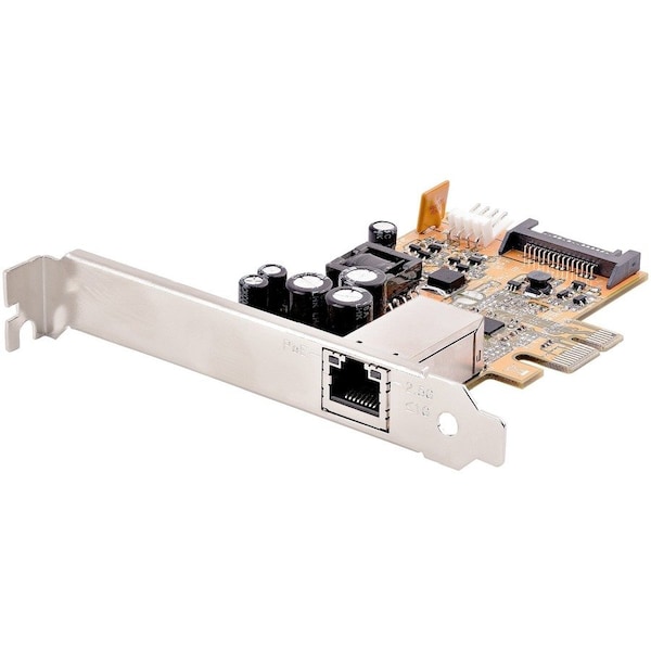 Startech.Com 1 Port 2.5Gbps PoE Network Card, PCIe Ethernet Card w/RJ45, 30W 802.3at PoE NIC for Desktops/Server ST1000PEXPSE - main