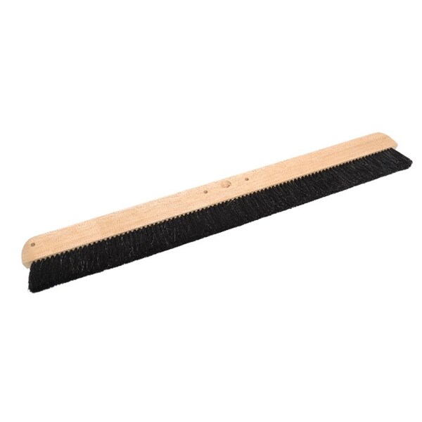 Marshalltown 36 in Wood Backed Concrete Broom, Natural Horsehair Bristles 6598 - main