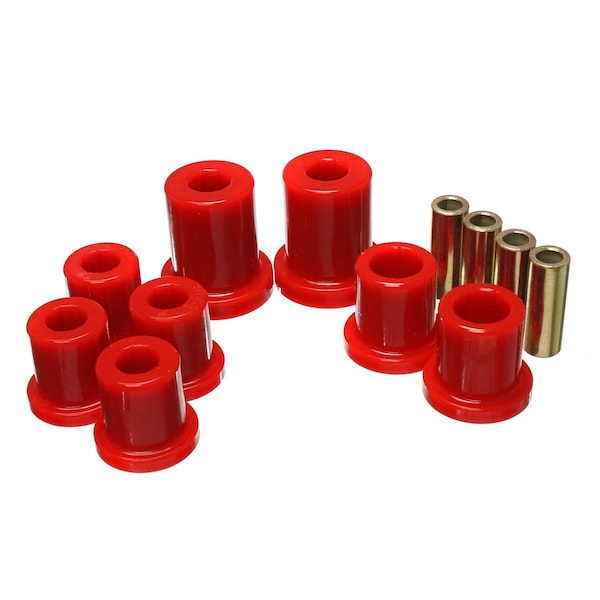 Energy Suspension Control Arm Bushing, Red; Polyurethane; Includes Upper and Lower Bushings; Must Reuse All Metal 8.3128R - main