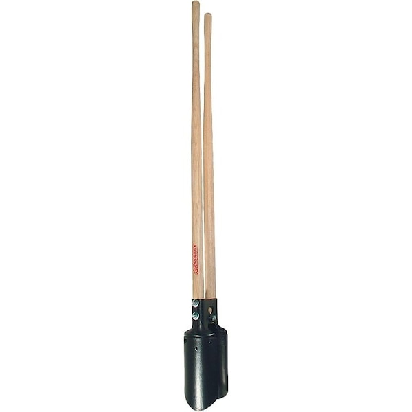 Razor-Back Post Hole Digger, 10-3/4 in L Blade, Riveted Blade, HCS Blade, Hardwood Handle, 58-3/8 in OAL 78004 - main