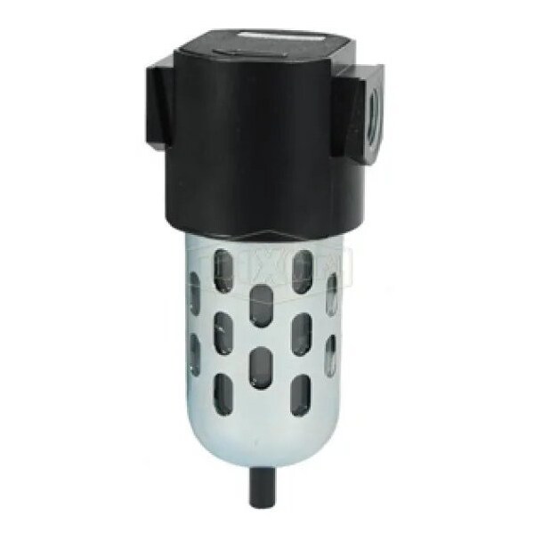 Dixon Wilkerson by Compact Airline Particulate Filter with Bowl Guard, 1/4 in NPT/BSPP-G Port, 63 SCFM Flo F16-02M - main