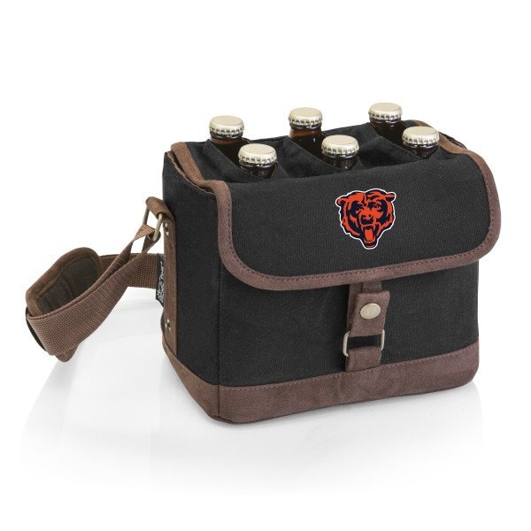 Picnic Time Family Of Brands NFL Chicago Bears - Beer Caddy Cooler Tote with Opener 762-00-311-064-2 - main
