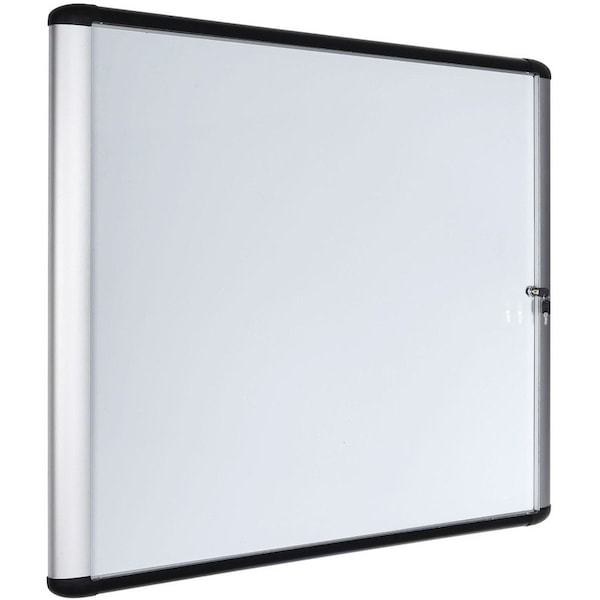 Mastervision Porcelain Enclosed Bulletin Board 28"W x 38-45/64"H VT640209650 - main