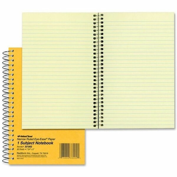 National 5"x7.75" Wirebound Notebook 33002 - main