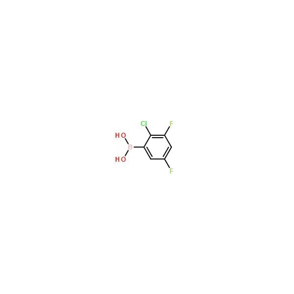 Ak Scientific 2-Choro-3, 5-difluorophenylboronic acid (100mg), CAS 1451393-37-5 Z1332-100mg - main