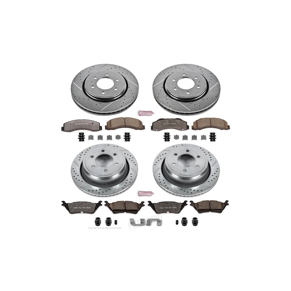 Powerstop FRONT & REAR TRUCK AND TOW BRAKE KIT K6268-36 - main