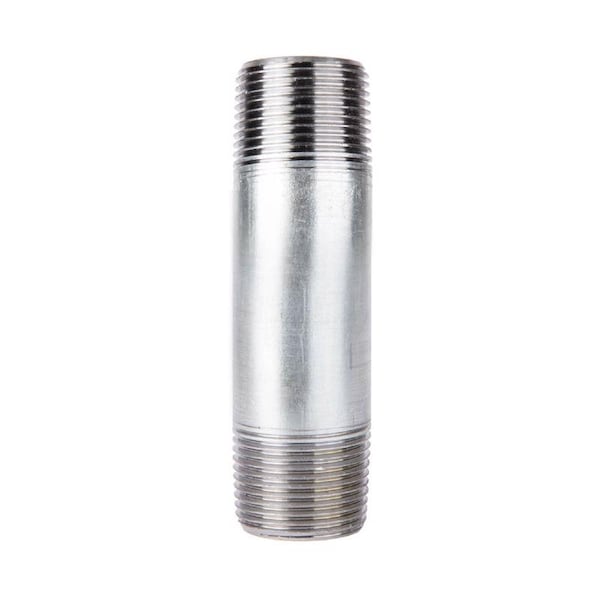 Stz Industries 1/4 in. MIP each Galvanized Steel 4-1/2 in. L Nipple 309UP14X412 - main