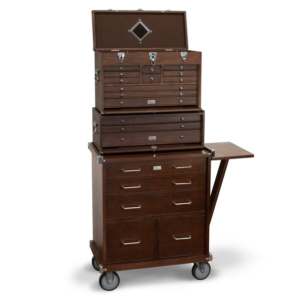 Gerstner 19-Drawer Dark Oak 3-Piece Tool Chest Set GI-T24-D/M24-D/R24-D - main