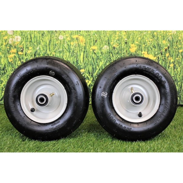 Antego 13 x 5-6 in Lawn Mower Tire, Light Gray, 2 PK A6325660290804135006 - main