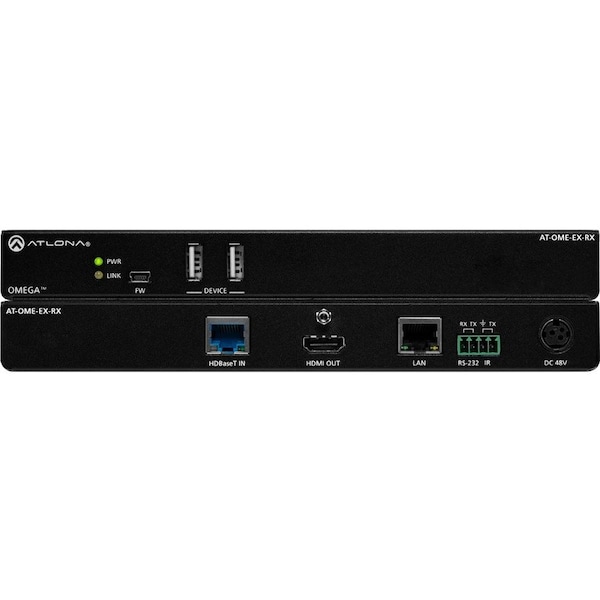 Atlona Omega 4K; Uhd HDMI Over Hdbaset Receiver With Usb; Control And AT-OME-EX-RX - main