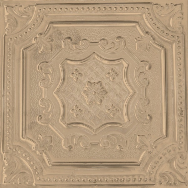 Shanko All Day Tony Pattern 612 Warm White Lay-in Grid Powder Coated Standard Ceiling Tiles, 6PK ADT612-DI-STD-WRMW-6 - main
