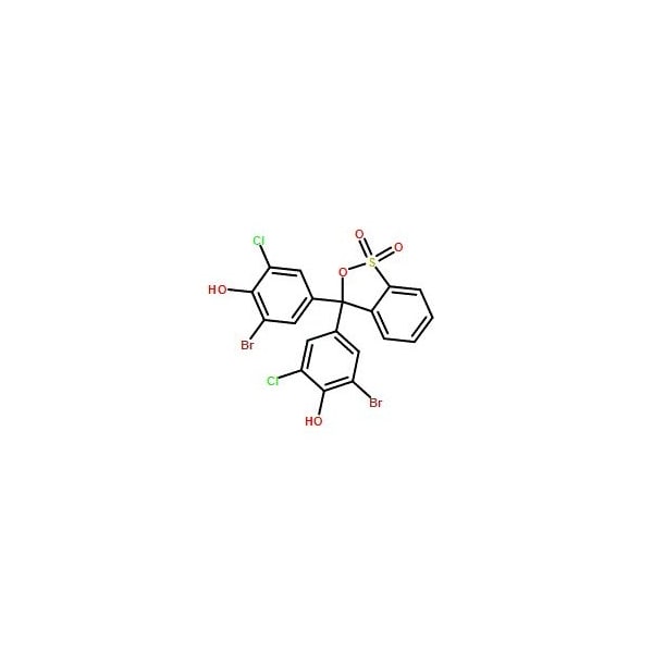 Ak Scientific Bromochlorophenol blue, pH range 3.0 to 4.6, yellow to violet (100mg), CAS 2553-71-1 6500AF-100mg - main