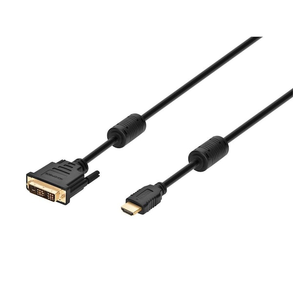 Monoprice HDMI-DVI Cables, Black, 10 ft., 28AWG 2405 - main