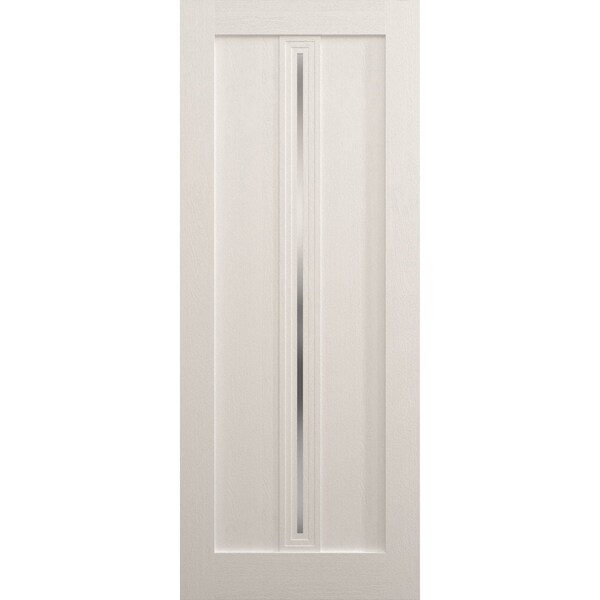 Sartodoors Slab Door Panel 30 x 96 inches, Ego 5014 Painted White Oak, Wood Veneer Doors, Pocket Closet Slid EGO5014S-PWO-3096 - main