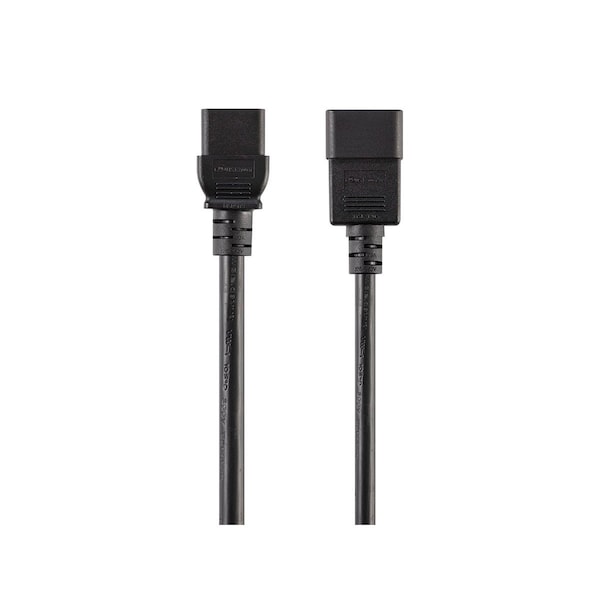 Monoprice Heavy Duty Extension Cord - IEC 60320 C20 to IEC 60320 C19_ 12AWG_ 20A 40131 - main