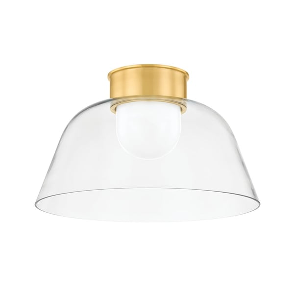 Hudson Valley Lighting Lakeside 20 in. Flush Mount Aged Brass 3520-AGB - main