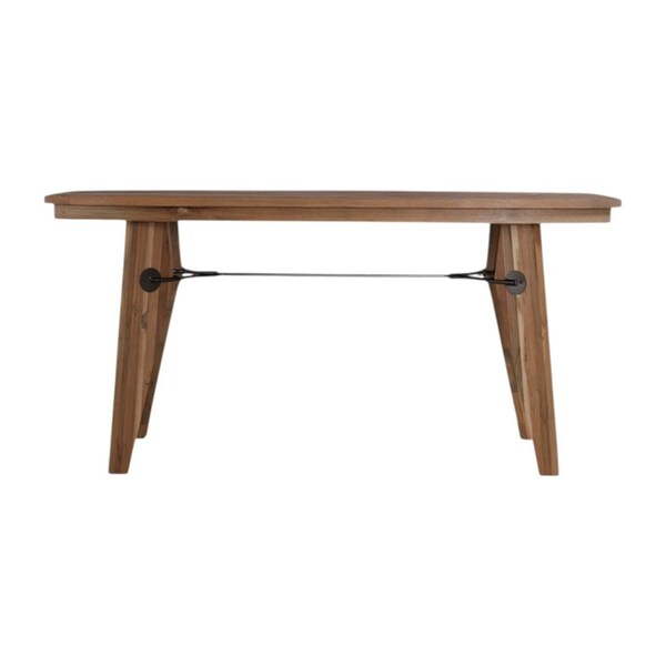 Homeroots 63" Natural Reclaimed Wood Writing Desk 716259 - main