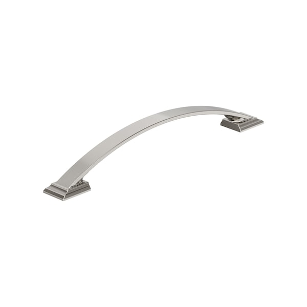 Amerock Candler 7-9/16 inch 192mm Center-to-Center Satin Nickel Cabinet Pull BP29350G10 - main