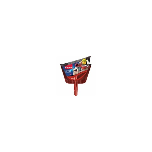 O-Cedar PowerCorner Pet Pro Broom, Red, Black, Gray 168020 - main