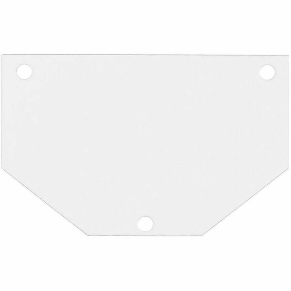 Hubbell Wiring Device-Kellems Recessed 10" Series, Sub Plate, 1/2 Perimeter, Blank Cover S1R10PSPB - main