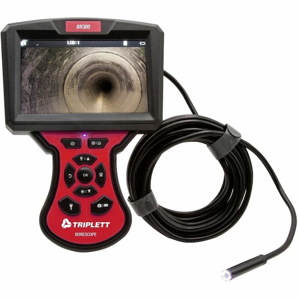 Triplett Borescope Inspection Camera, 5" Monitor BR300 - main