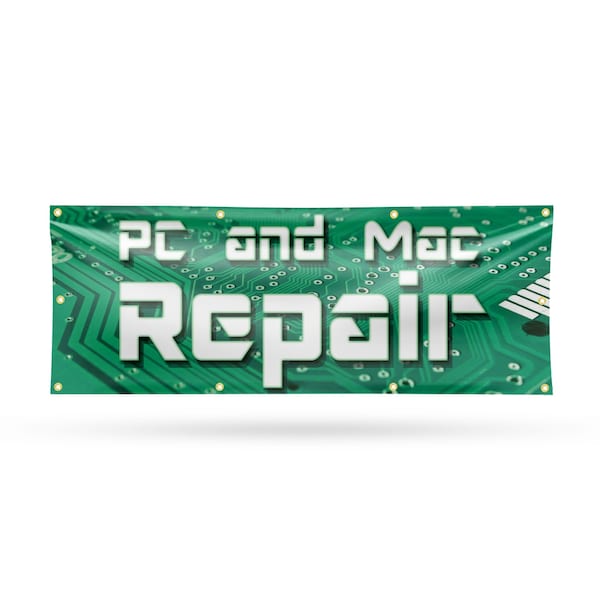 Signmission PC and Mac Repair, 36 Inch x 96 Inch, Vinyl Banner B-96-30781 - main